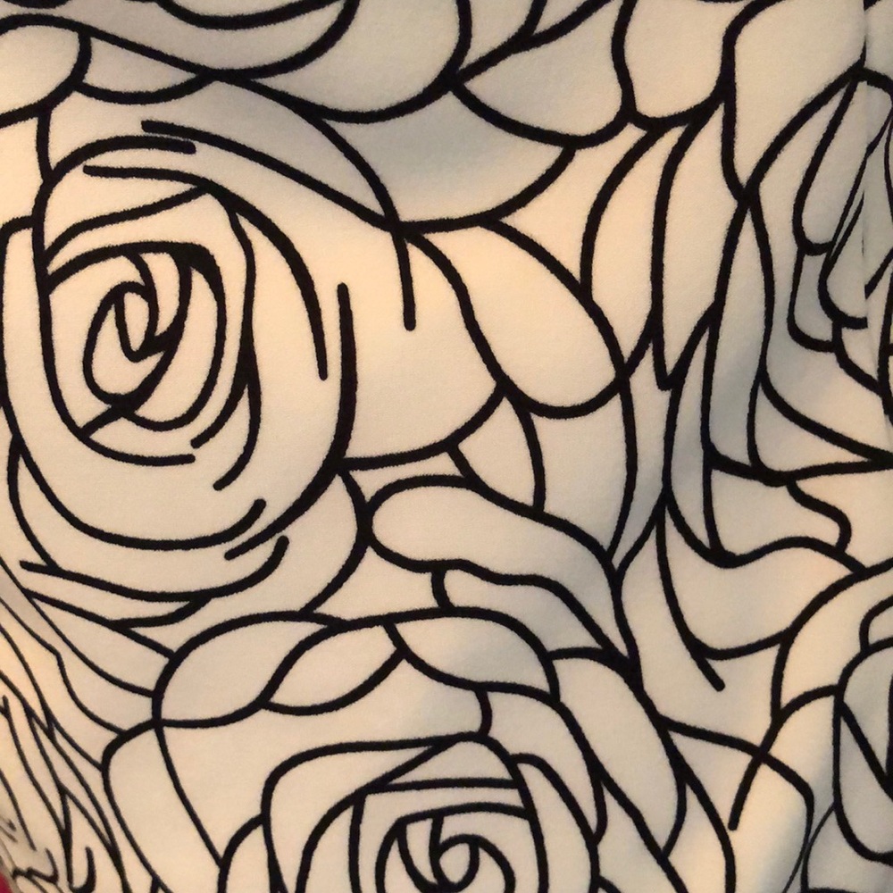 Black and white dress